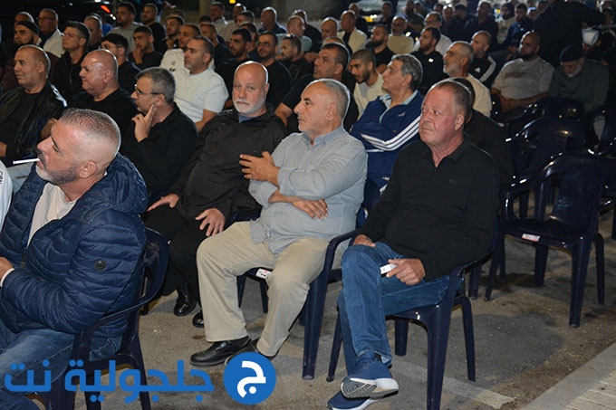 لقاء انخابي حاشد للقائمة الموحدة في بيت الأخ اكرم عابد في جلجولية 